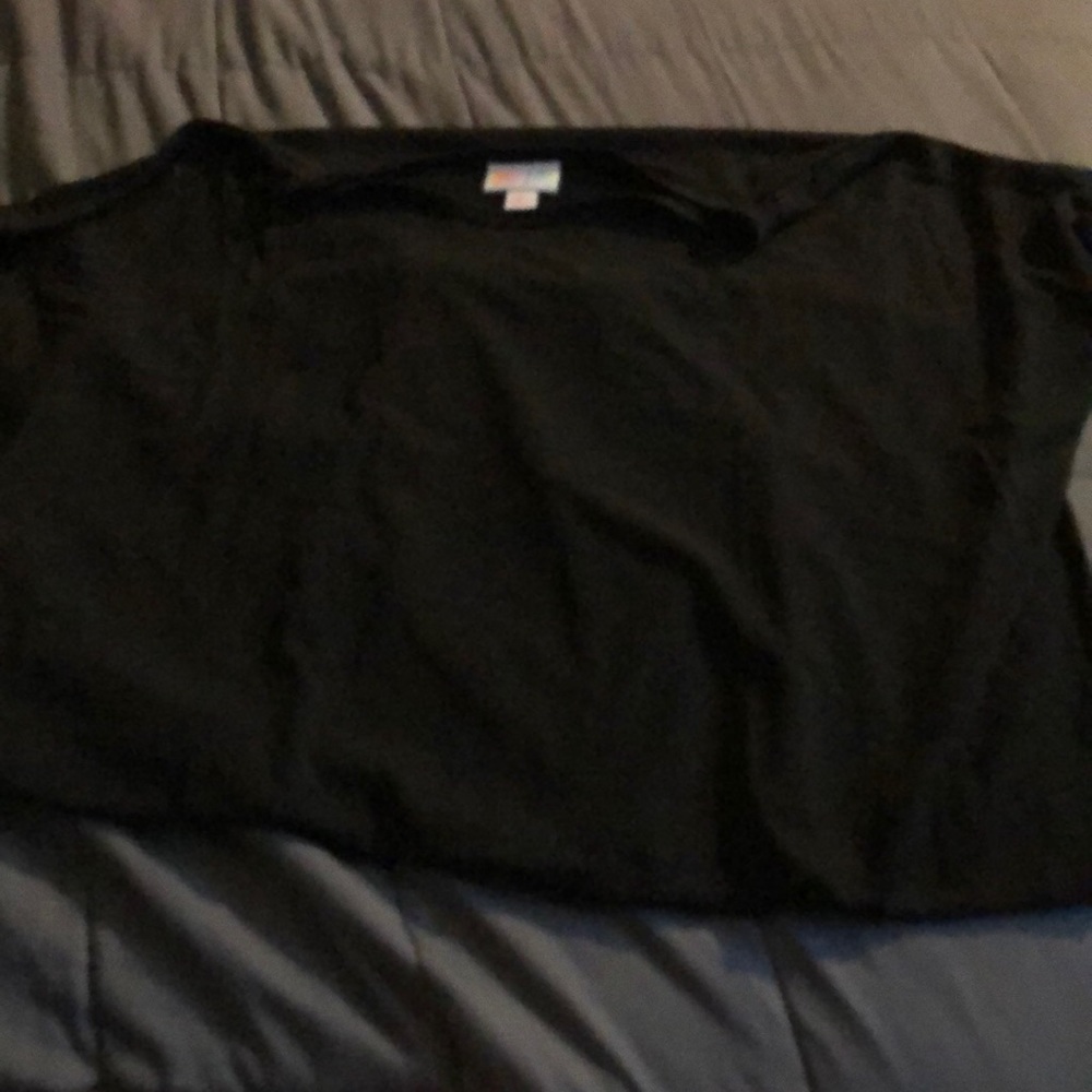 Lularoe Solid Black Irma